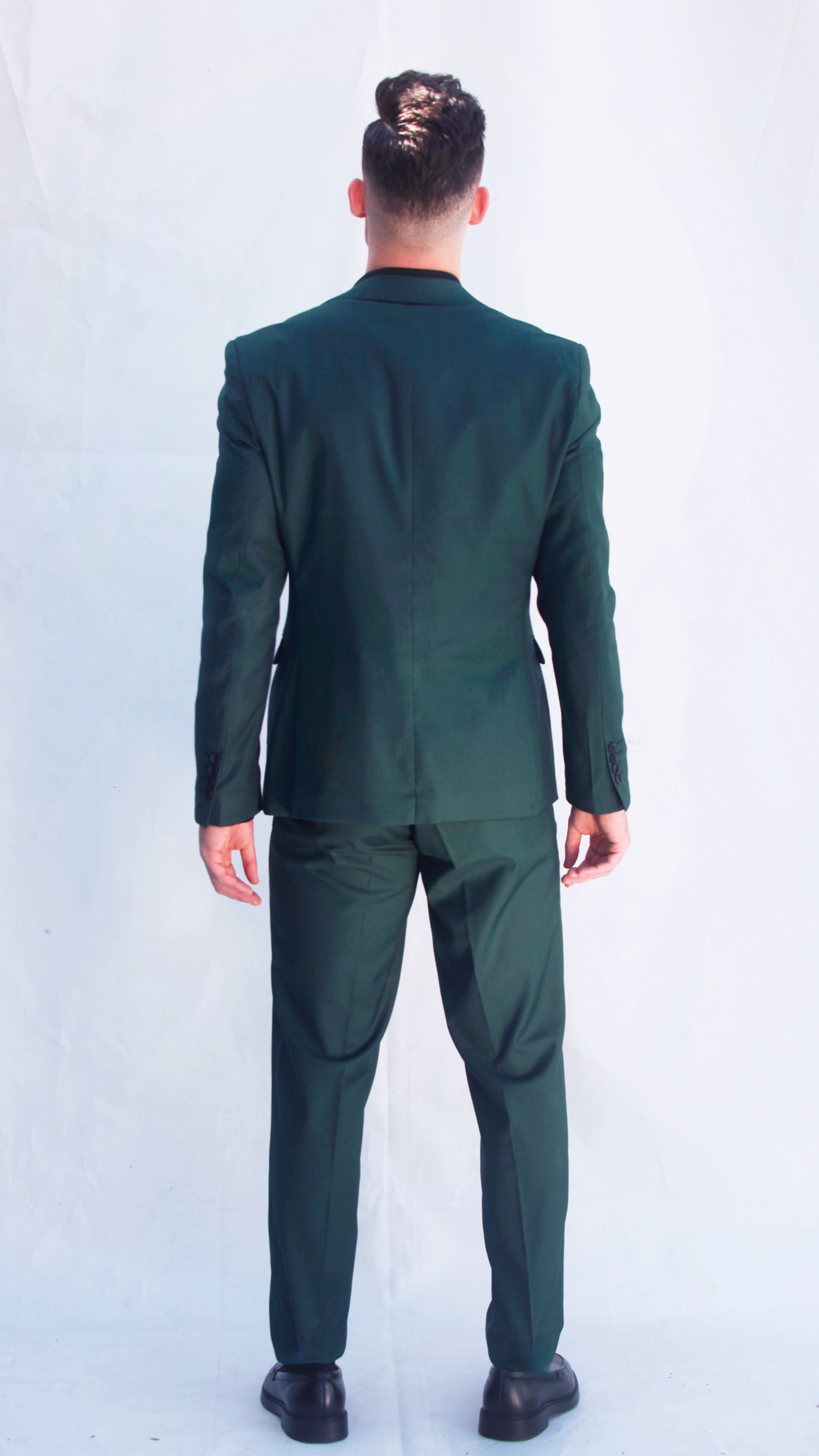 Fato Masculino 3 Peças Verde Escuro