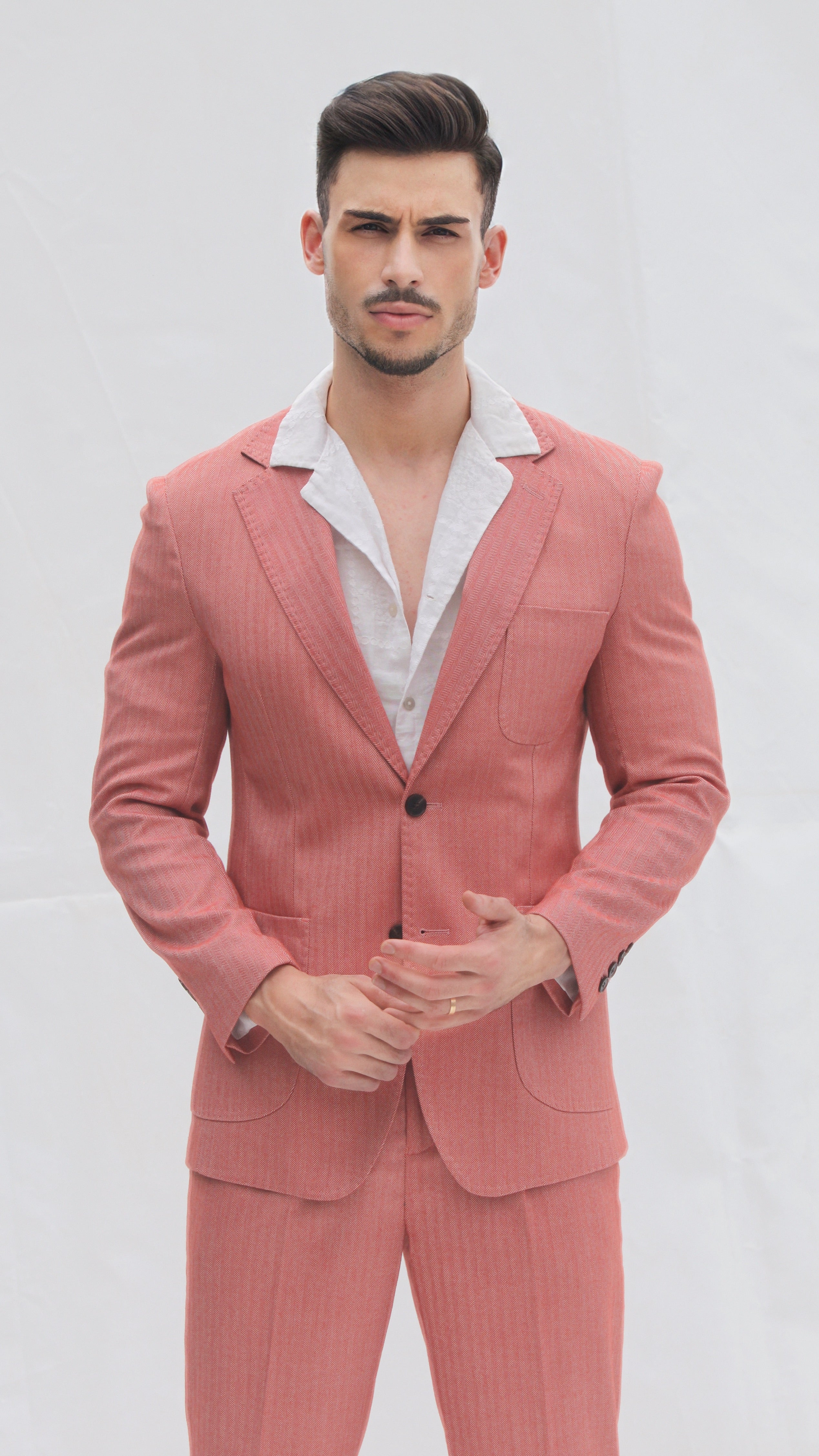 Costume Homme en Lin et Coton - Élégance et Confort Naturel