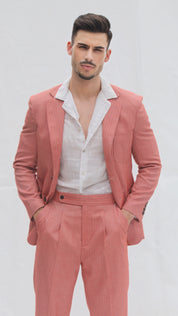 Costume Homme en Lin et Coton - Élégance et Confort Naturel