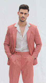 Costume Homme en Lin et Coton - Élégance et Confort Naturel