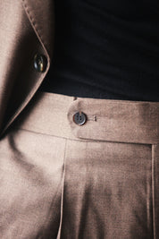 Fato de Duas Peças Dilectus - Lapela Entalhada Marrom
