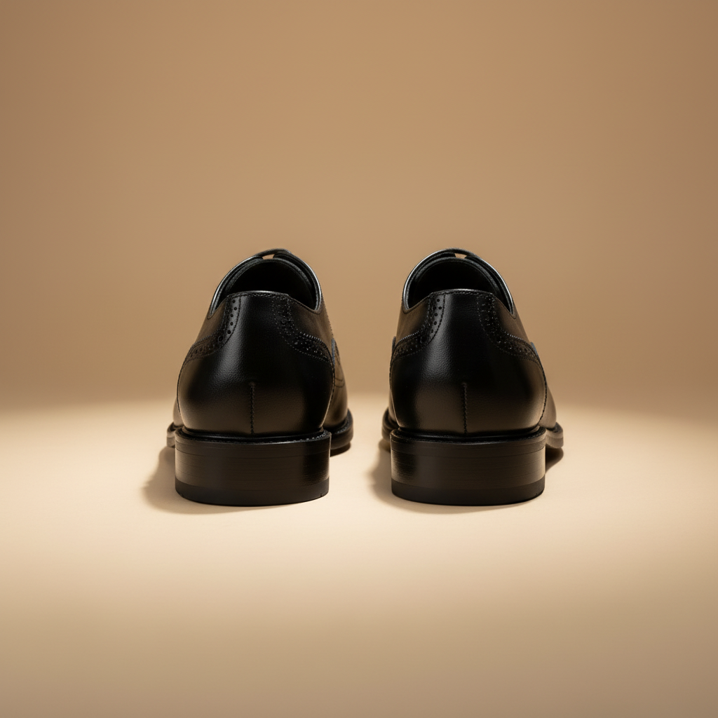 Sapatos Oxford Brogue - ângulo traseiro