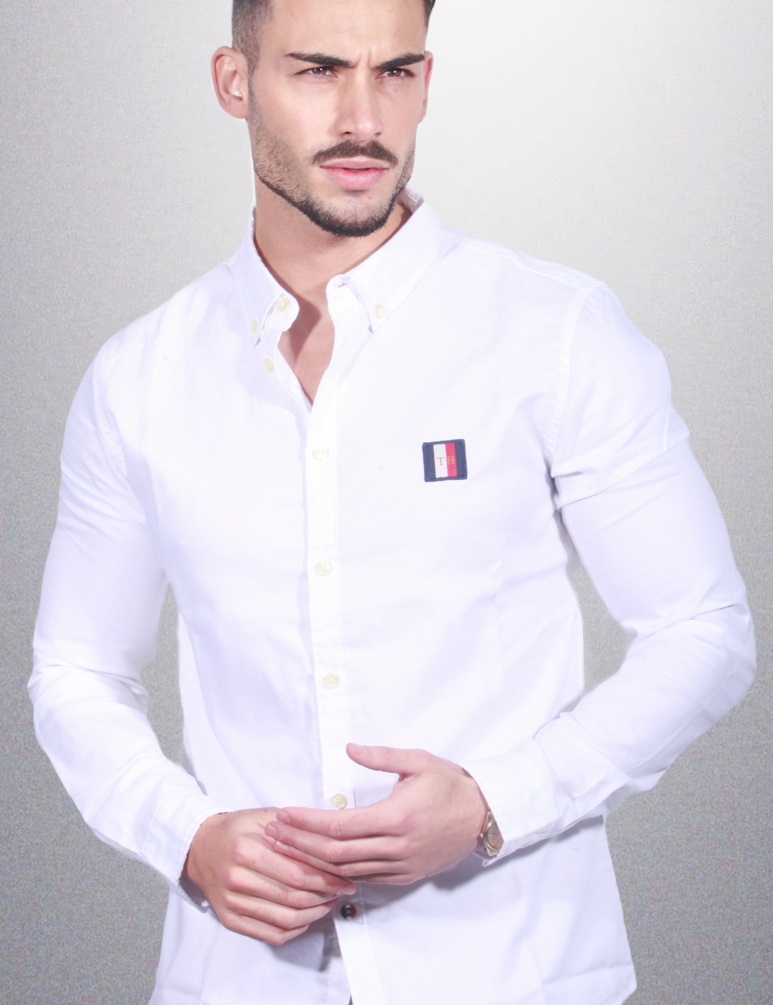 TOMMY HILFIGER 80's 2 Ply Men’s Shirt | Dilectus