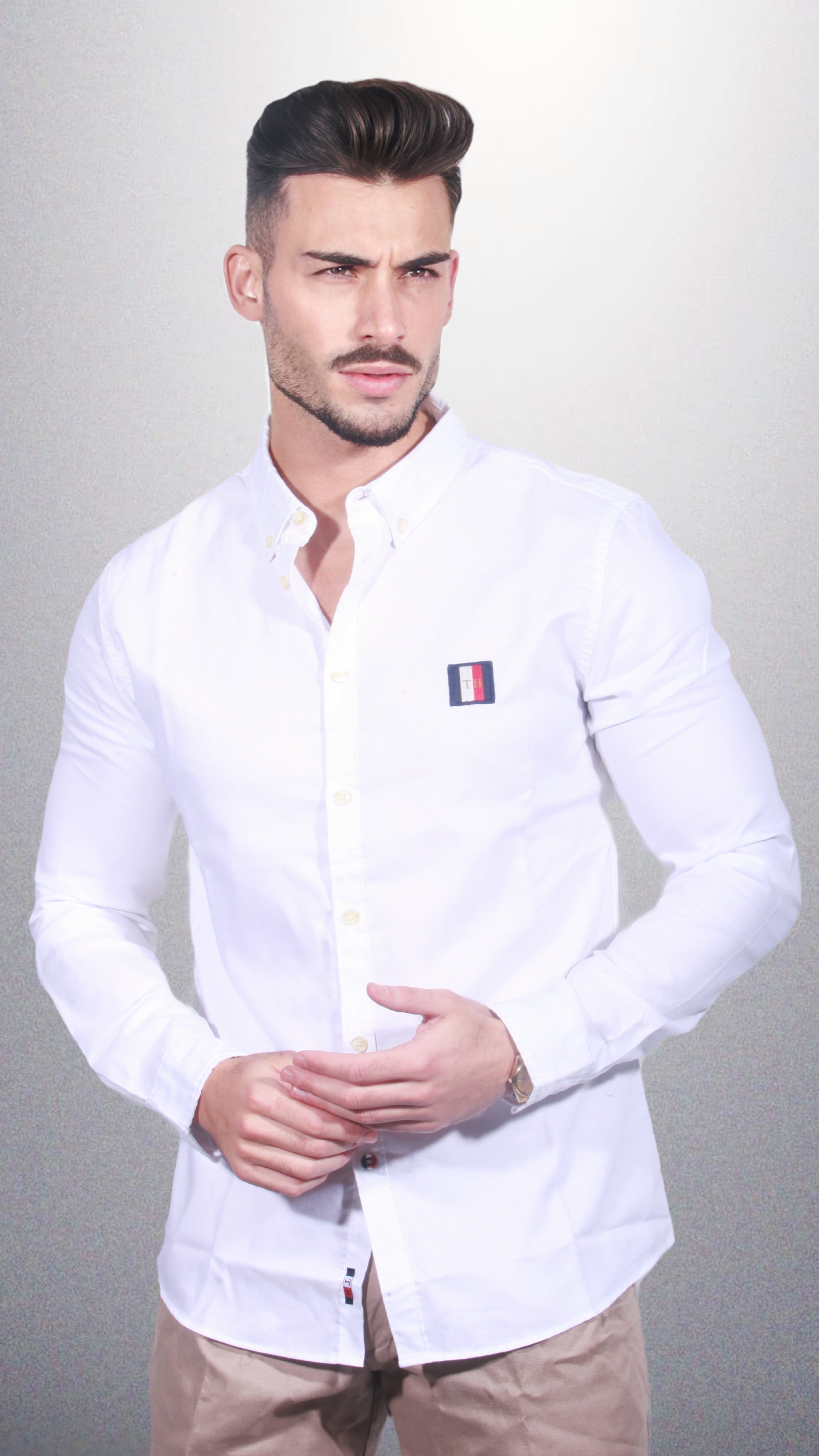 TOMMY HILFIGER 80's 2 Ply Men’s Shirt | Dilectus