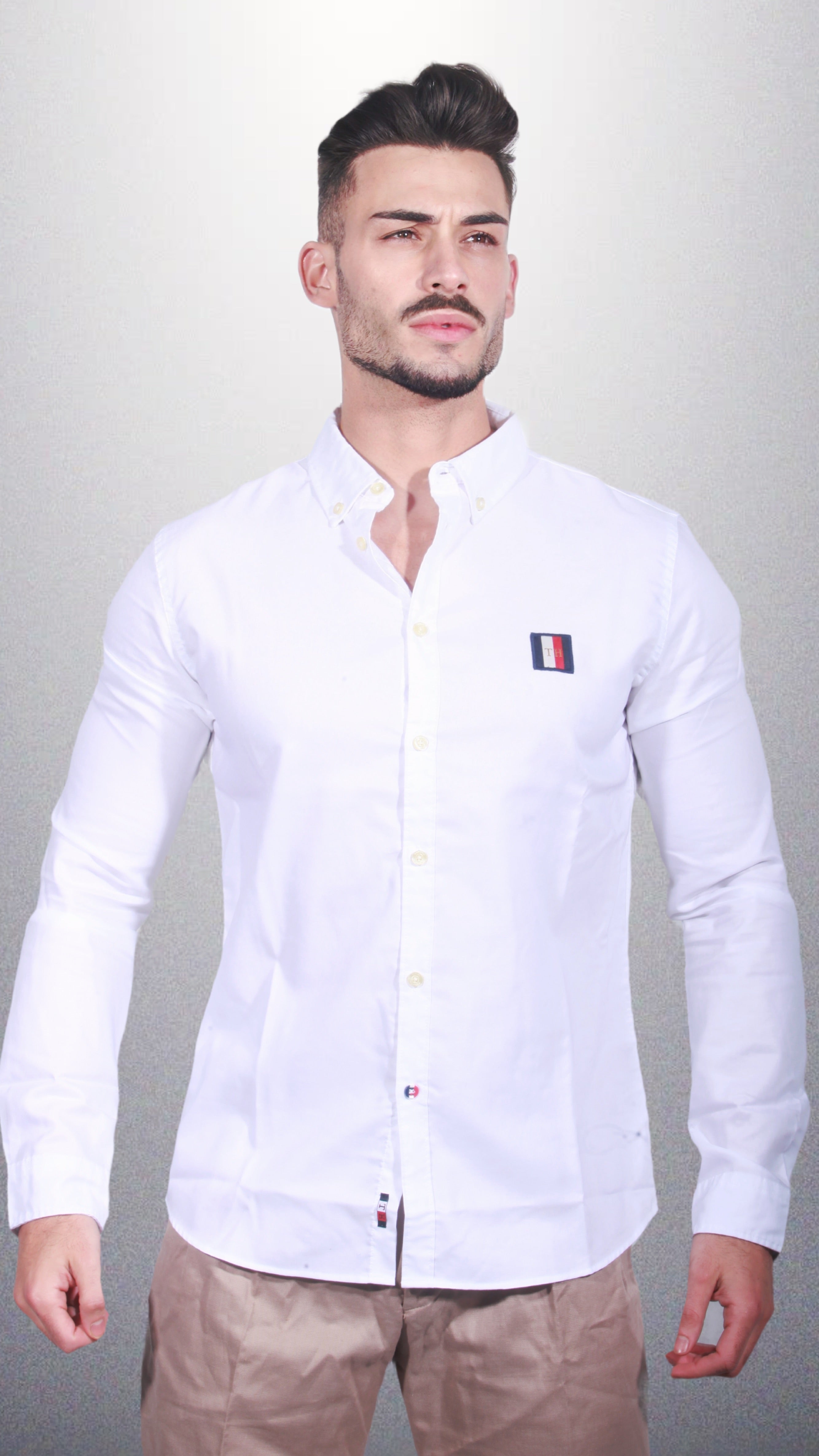 TOMMY HILFIGER 80's 2 Ply Men’s Shirt | Dilectus
