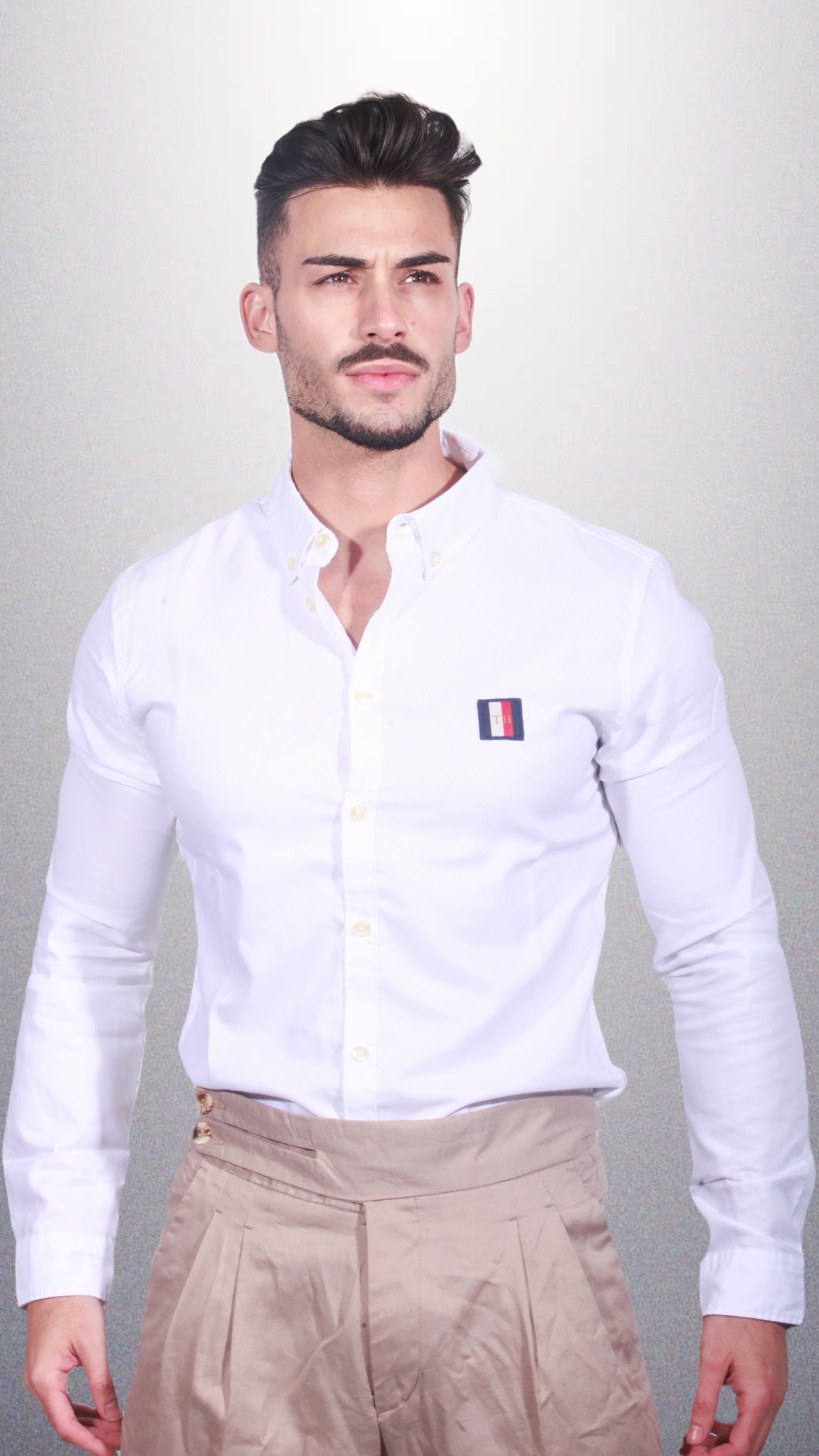 TOMMY HILFIGER 80's 2 Ply Men’s Shirt | Dilectus